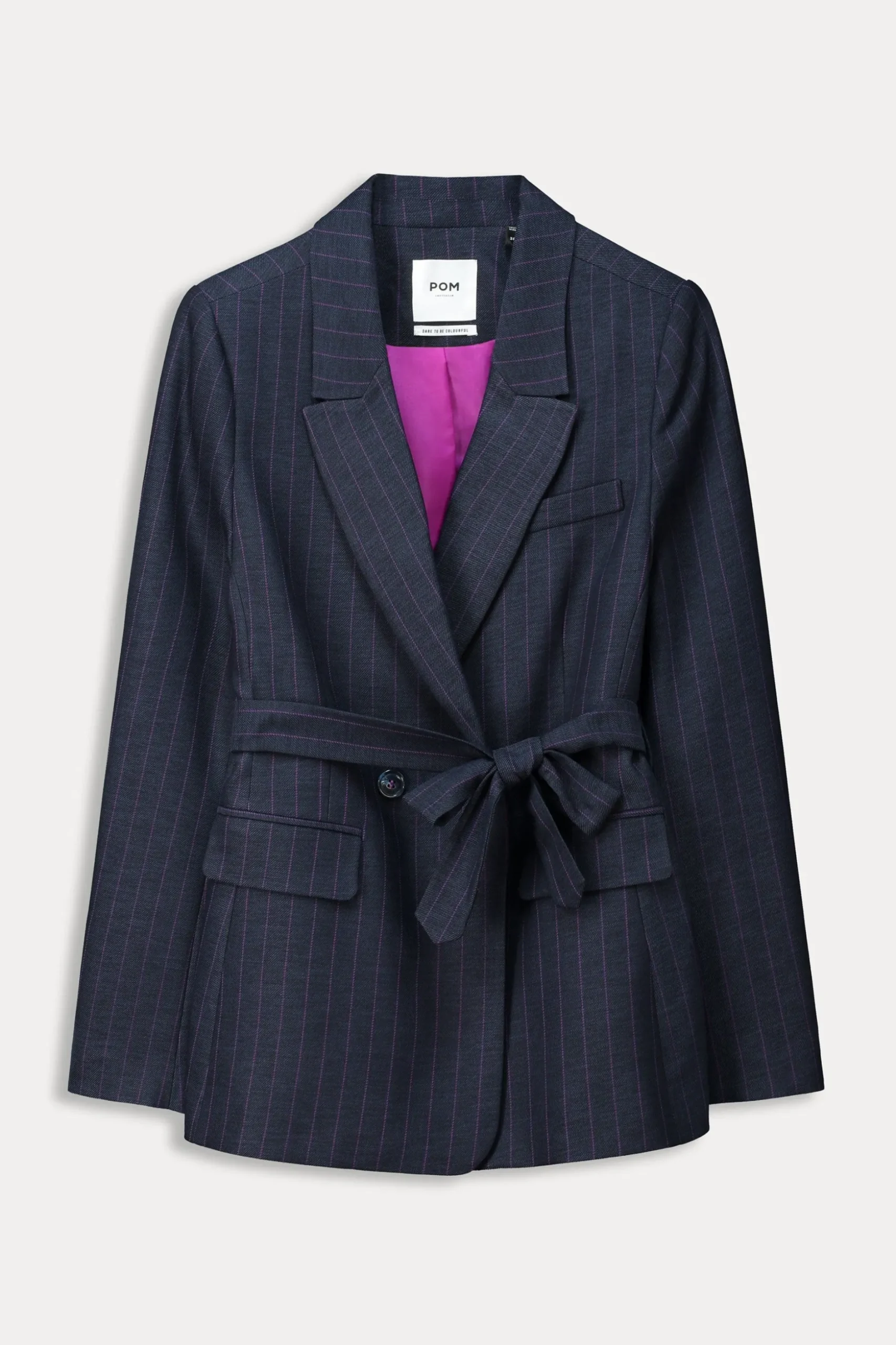BLAZER Striped Midnight Blue