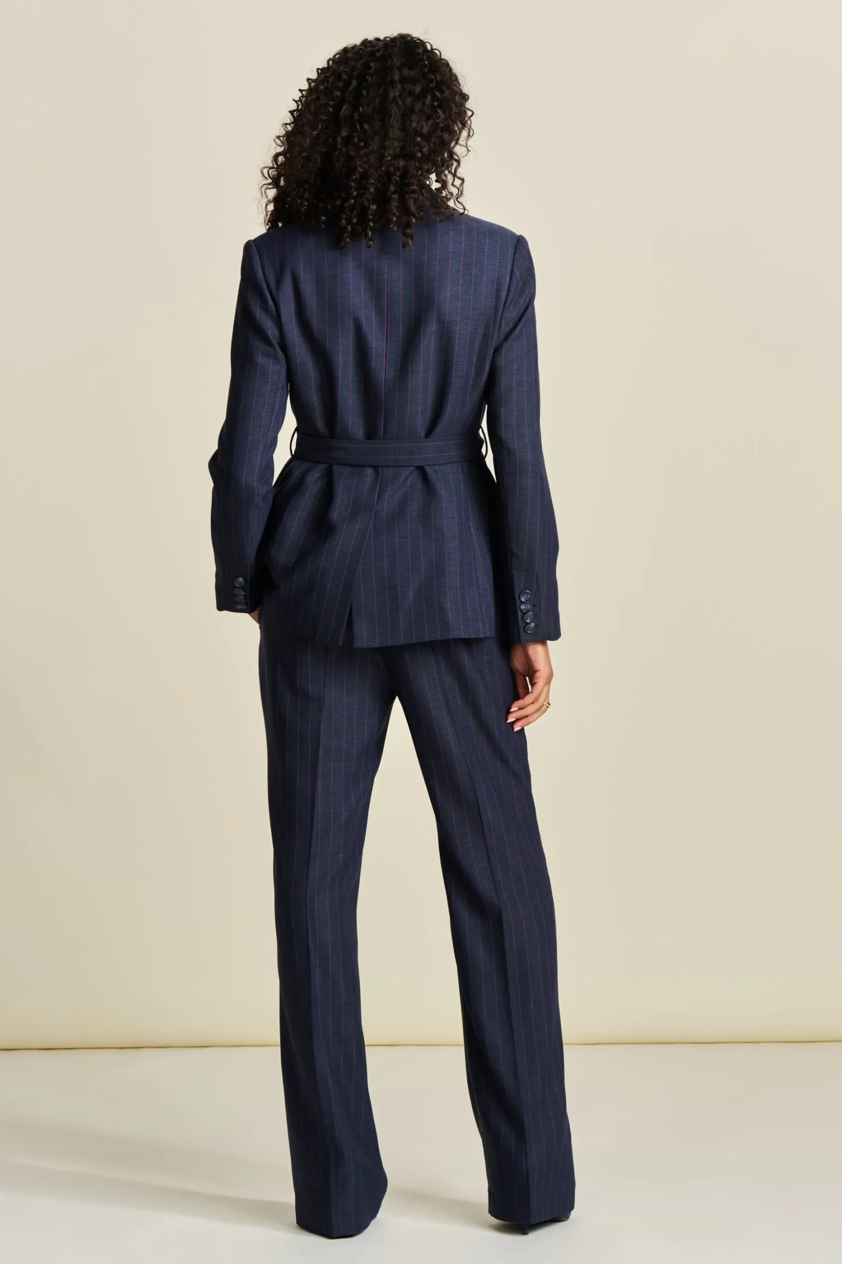 BLAZER Striped Midnight Blue