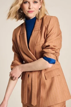 BLAZER Striped Sugar Brown