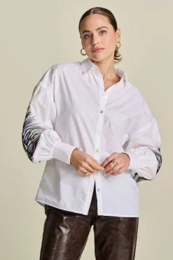 BLOUSE Maxime Feather White