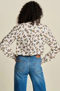 BLOUSE Milly Butterfly Ecru