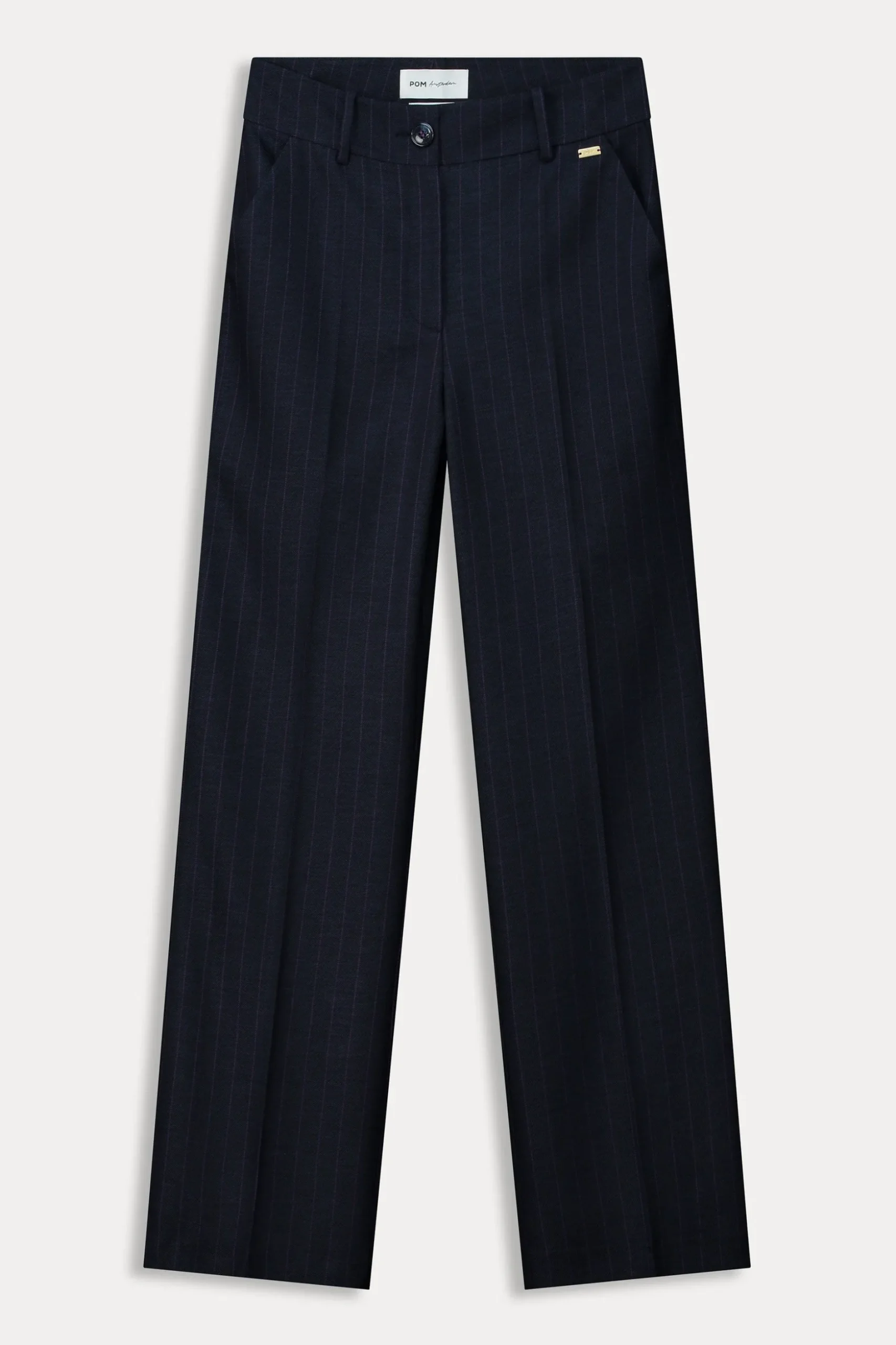 BROEK Striped Midnight Blue