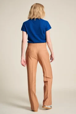 BROEK Striped Sugar Brown