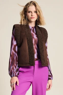 GILET Lammy Brown