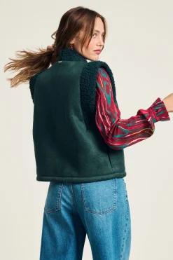 GILET Lammy Teal Green