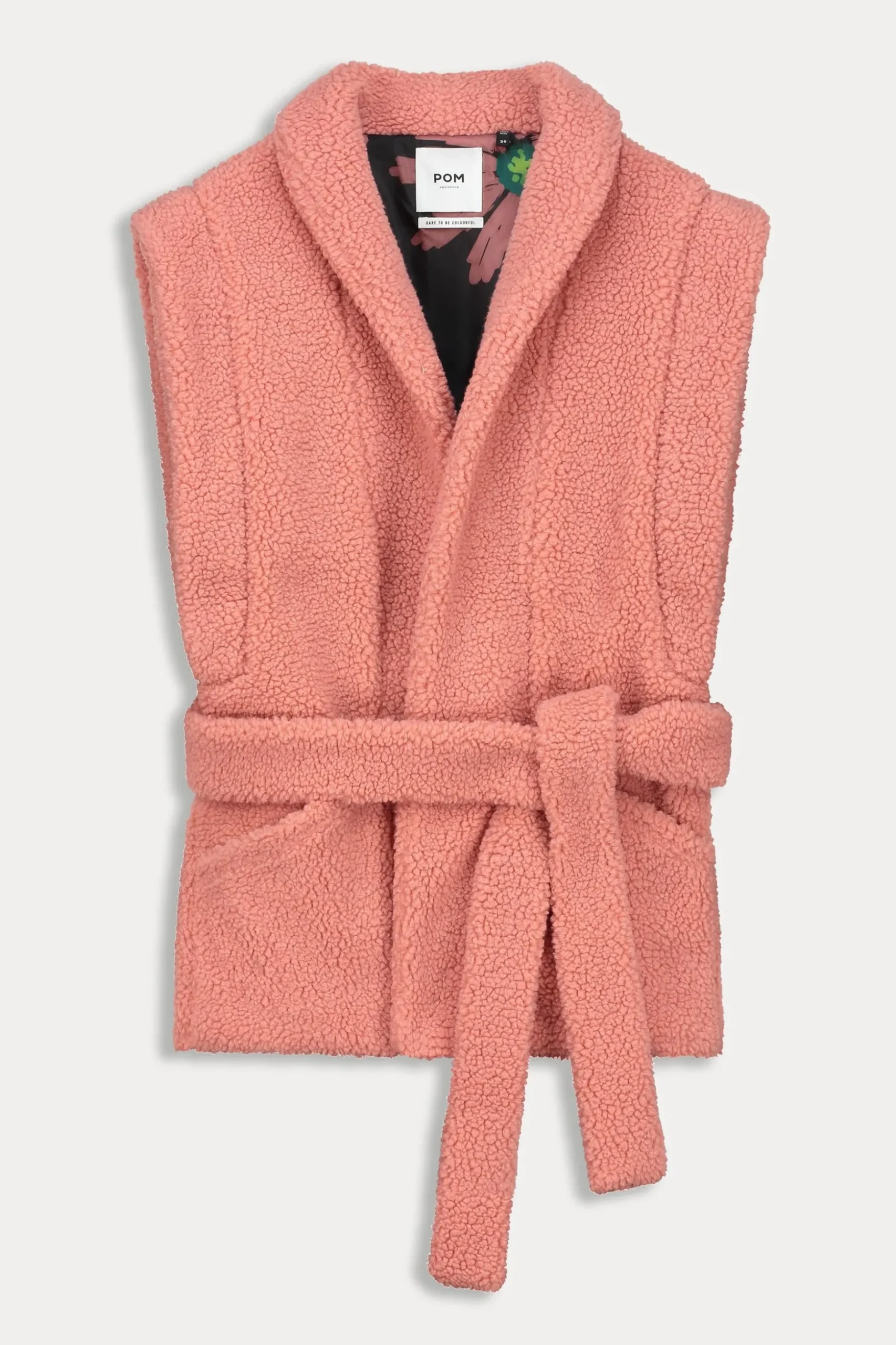 GILET Teddy Dusty Pink