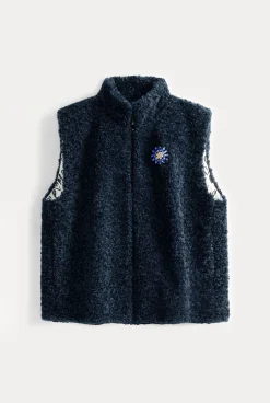 GILET Teddy Love Navy