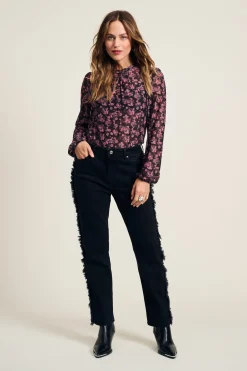 JEANS Tapered Washed Black