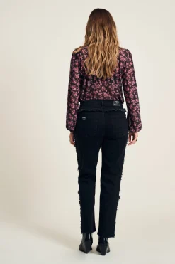 JEANS Tapered Washed Black