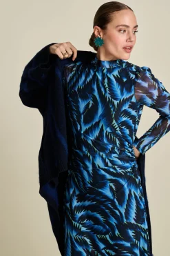 JURK Feathers Blue Mesh