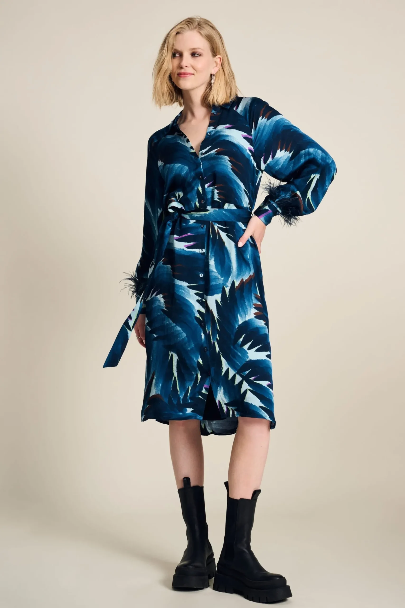 JURK Jada Feathers Blue