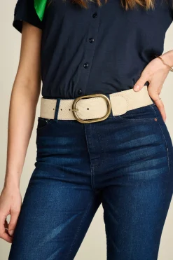 RIEM Olivia Suede Ecru
