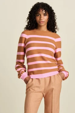 TRUI Striped Sugar Brown