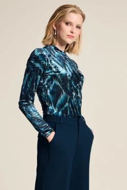 TURTLENECK Feathers Blue